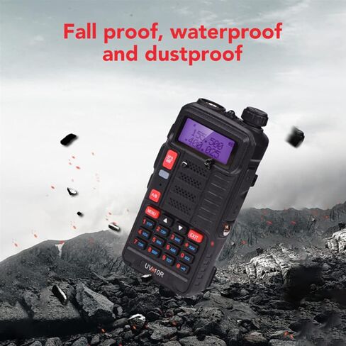 BAOFENG UV-10R Tri-Power 7W اتجاهين راديو محمول طويل المدى لاسلكي تخاطب للبالغين مع كابل USB in Saudi Arabia