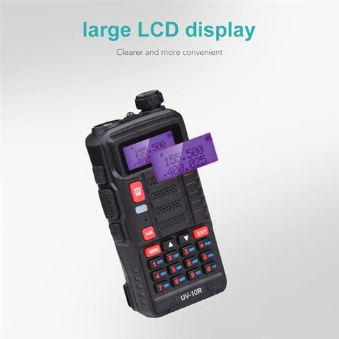 BAOFENG UV-10R Tri-Power 7W اتجاهين راديو محمول طويل المدى لاسلكي تخاطب للبالغين مع كابل USB in Saudi Arabia