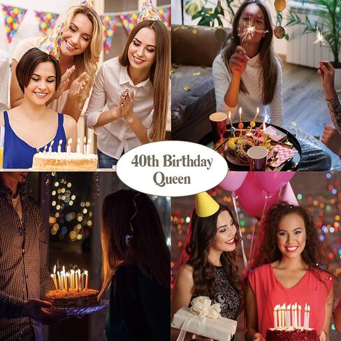 هدية عيد الميلاد الأربعين للنساء، صندوق تخزين مجوهرات زهري لعيد الميلاد الأربعين مع زجاجة عطر قابلة لاعادة الملء، هدية للنساء في سن 40، هدية عيد ميلاد 40، هدية رائعة لعيد الميلاد الأربعين، عناصر عيد in Kuwait