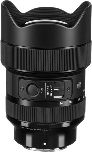 مجموعة عدسة Sigma 14-24mm f/2.8 DG DN Art لسوني E (213965) + حقيبة ظهر + بطاقة 64 جيجابايت + حافظة عدسة + قارئ بطاقات + مجموعة تنظيف + حامل ثلاثي مرن + محفظة ذاكرة + جهاز تحكم عن بعد بالأشعة تحت الحمراء + حافظة غطاء in Kuwait