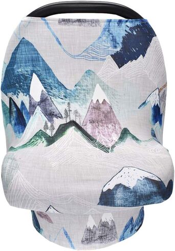 نوبيستي مقعد سيارة الطفل مظلة غطاء التمريض تنفس خلفية الجبل عربة الطفل غطاء مقعد عربة التسوق وشاح لطفل الرضاعة الطبيعية in Kuwait