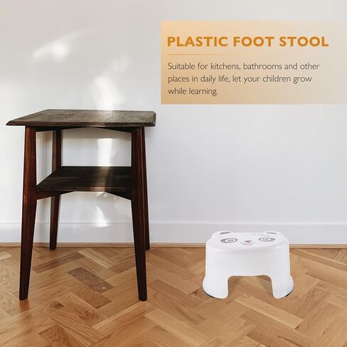 Gadpiparty Bathroom Stool Step Stool for Kids, Toddler Plastic Potty Step Stool, Bathroom Kitchen Non Slip Step Stool, Toilet Potty Training Step Stool for Baby Toddlers Kids (Orange) in Saudi Arabia