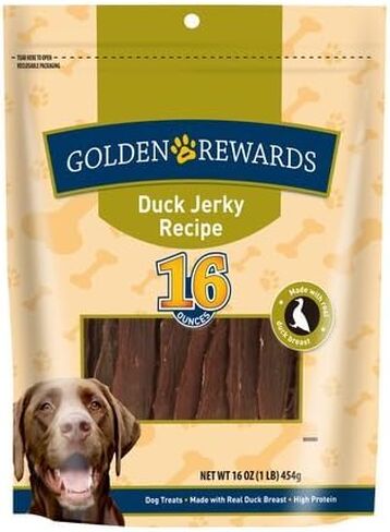Golden Rewards Duck Jerky Dog Treat, 16 oz in Kuwait