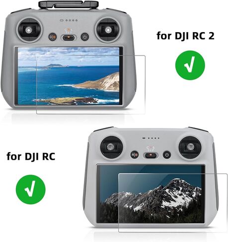 HeiyRC 2PCS Tempered Glass Screen Protector for DJI Mini 3 Pro DJI RC Remote Controller Film Accessory in Kuwait