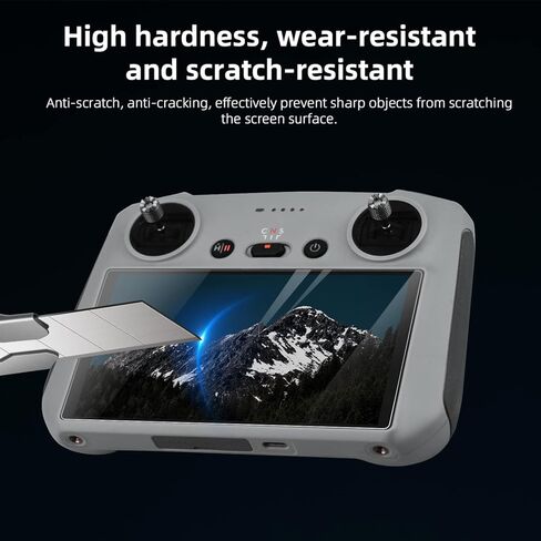 HeiyRC 2PCS Tempered Glass Screen Protector for DJI Mini 3 Pro DJI RC Remote Controller Film Accessory in Kuwait