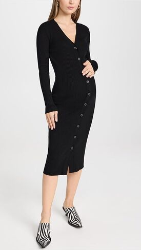 Ingrid & Isabel Women's Button Front Sweater Dress in Kuwait