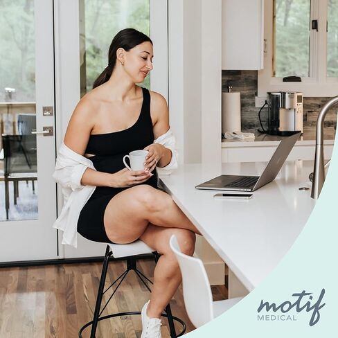 Motif Medical Maternity Shorts with Pocket - Maternity Bike Shorts - Maternity Workout Shorts Over The Belly - Black in Kuwait