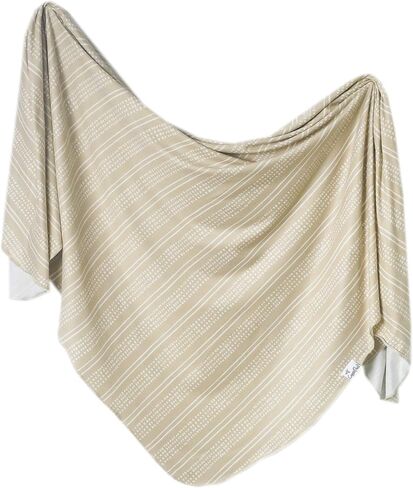 Copper Pearl Large Premium Knit Baby Swaddle Receiving Blanket Clay in Saudi Arabia