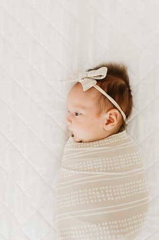 Copper Pearl Large Premium Knit Baby Swaddle Receiving Blanket Clay in Saudi Arabia