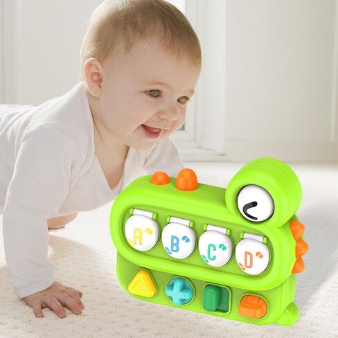 ألعاب Anemeeoke Animals المنبثقة للسبب والتأثير لعمر 1-2 سنة للأولاد والبنات هدايا للأطفال الصغار، من 12 إلى 18 شهرًا للتعلم المبكر ألعاب تعليمية للأطفال in Kuwait