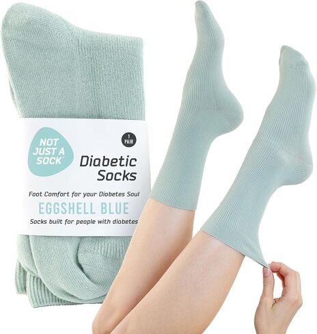Not Just a Sock Diabetic Socks for Women and Men - One Size Fits All - Loose-Top Non-Binding Socks for Improved Circulation in Kuwait