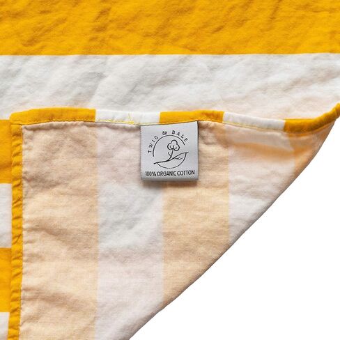 TWIG & BALE Waco Texas Baby Blanket Organic Cotton Muslin Swaddle Blanket - 47" x 43" - Fans of Baylor Baby Gift for Boys Girls Newborn Receiving in Kuwait