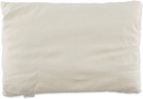 Bucky 100% Buckwheat Filled Pillow Collection, Travel Size, 14x11, White in Saudi Arabia