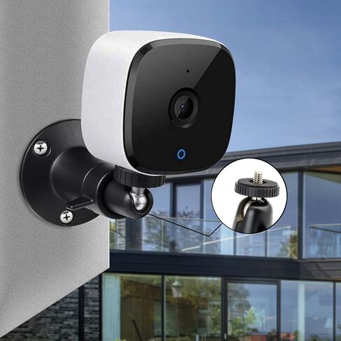 WiTi 2 Pack Wall and Ceiling Mount Metal Bracket for Security Camera, 1/4 Thread Ball Joint Adjustable Indoor and Outdoor Mount for WiFi Battery Cameras, Compatible with Blink Arlo Ring etc in Kuwait