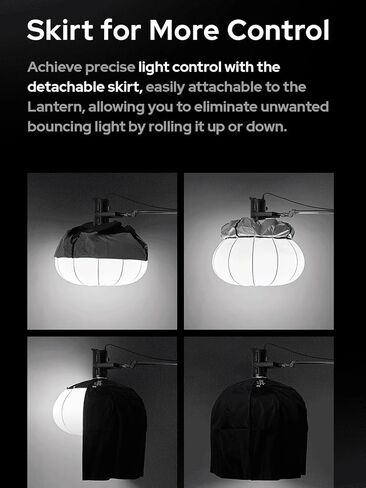 Godox CS-65T Collapsible Lantern Softbox 25.6inch/65cm Soft Lighting Modifier for Godox SL60II SL150III FV150II AD300PRO AD400PRO AD600BM SZ300R VL300 UL150II ML60 in Saudi Arabia