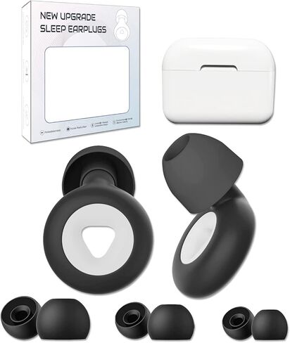 3Pairs Ear Caps Earplugs High Fidelity Hearing Protection,Concert Earplugs Low-Level Noise Reduction with Clear Speech for Sleep Noise Sensitivity Flights Concerts(Black White) in Kuwait