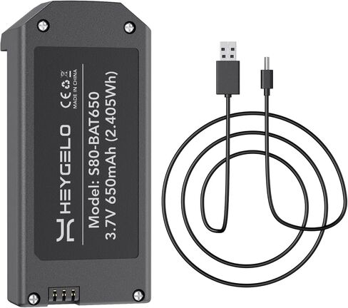 بطارية بديلة من Heygelo وكابل شحن لطائرة S80 بدون طيار in Kuwait