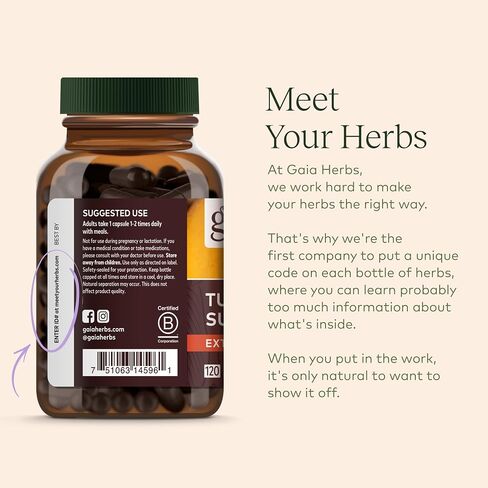 Gaia Herbs Nighttime Comfort - Menopause Supplement for Women - with Black Cohosh, Mimosa, Passionflower & St. John’s Wort - 60 Vegan Liquid Phyto-Caps (30 Servings) in Saudi Arabia