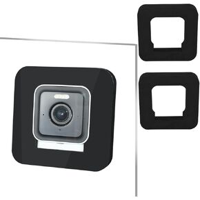 OYOCAM Window Mount Comaptible with Wyze Cam V3, 2 Pack Camera Glass Wall Bracket Screwless Adhesive Mount Window Security Mounting Bracket, Damage-Free, Black in Kuwait