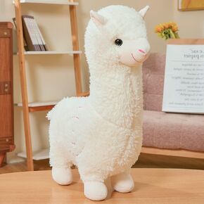 JOSON Alpaca Plush Toy, Super Cute Camel Stuffed Animal Pillow for Birthday, Christmas, Valentine's Day Gift (18 inch Pink)