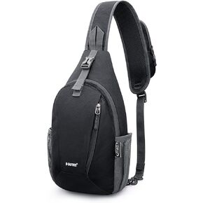 G4Free RFID حقيبة حبال Crossbody حقيبة ظهر ذات حمالة صغيرة الصدر حقيبة ظهر تحمل على الكتف الرجال النساء المشي لمسافات طويلة في الهواء الطلق