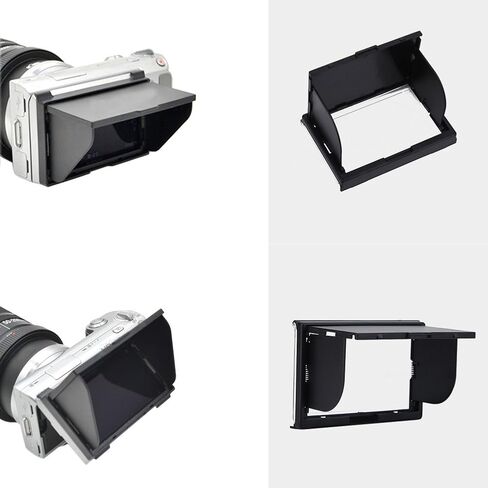 Mugast Camera Screen Sunshade, DSLR Camera LCD Screen Sun Shade Hood Screen Protector for Sony NEX-3 NEX-5 NEX-C3 DSLR in Saudi Arabia