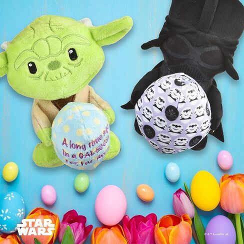 حرب النجوم للحيوانات الأليفة عيد الفصح 6 "لعبة الأرنب تشوباكا سكويكر للحيوانات الأليفة | 6" لعبة الكلب القطيفة سكويكر عيد الفصح تشوباكا | لعبة الكلب القطيفة التي تصدر صوت صرير، لعبة تشوباكا للكلاب عيد الفصح المحشوة تشوباكا 6 بوصة in Kuwait