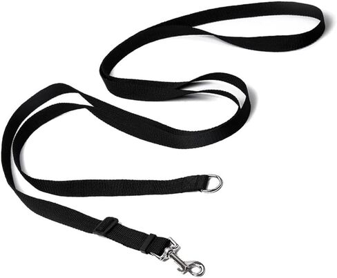 Drema Black Durable Nylon Dog Training Leash,Dog/Puppy Obedience Recall Training Agility Lead-10 ft 20 ft, Training Leash, Play, Safety, Camping,or Backyard (10ft) in Kuwait