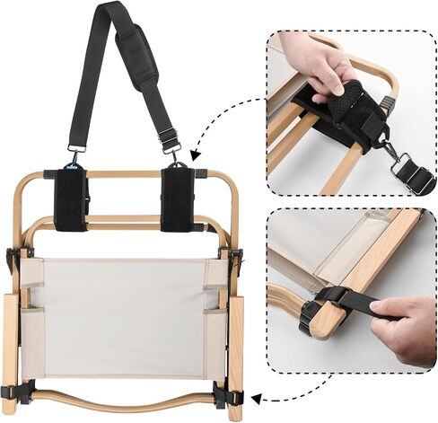 Xxerciz Carry Strap for Beach Chair Folding Chair, Adjustable Shoulder Strap for Camp Chair, Replacement Carry Strap for Beaches, Camping, Backpacking, Picnics and Other Items in Saudi Arabia