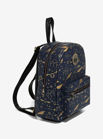 Hot Topic Harry Potter Navy & Gold Quidditch Mini Backpack in Saudi Arabia