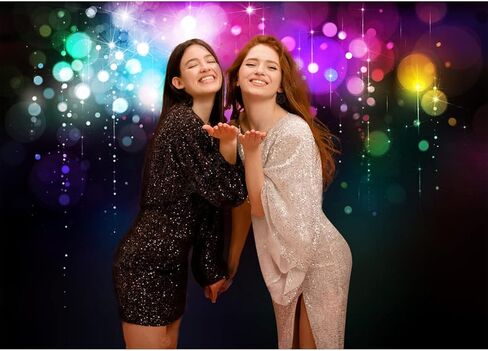 داينلس خلفية نيون 7 × 5 قدم لمستلزمات الحفلات، خلفية ليتس جلو كريزي خلفية الثمانينيات والتسعينيات والرقص والديسكو، ديكور تجريدي ملون، خلفية صور كرنفال للتصوير الفوتوغرافي للمراهقين والاولاد والبنات in Kuwait