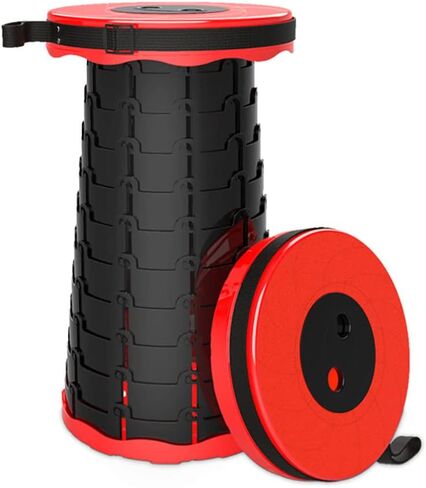 مقعد تخييم تلسكوبي محمول مطور 2023 من ايه الفيل، مقاعد قابلة للطي والسحب للتخييم والصيد والمشي لمسافات طويلة والسفر والشواء والاماكن الداخلية والخارجية in Kuwait