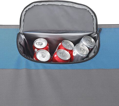 طاولة قابلة للطي محمولة شديدة التحمل مقاس 51 بوصة من ARROWHEAD، 8 حاملات أكواب، مبرد متكامل، حقيبتين للتخزين الجانبيين، لا يوجد سطح مترهل، حقيبة حمل، إطار فولاذي، قماش 600D عالي الجودة، دعم في الولايات المتحدة الأمريكية in Kuwait