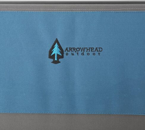 طاولة قابلة للطي محمولة شديدة التحمل مقاس 51 بوصة من ARROWHEAD، 8 حاملات أكواب، مبرد متكامل، حقيبتين للتخزين الجانبيين، لا يوجد سطح مترهل، حقيبة حمل، إطار فولاذي، قماش 600D عالي الجودة، دعم في الولايات المتحدة الأمريكية in Kuwait