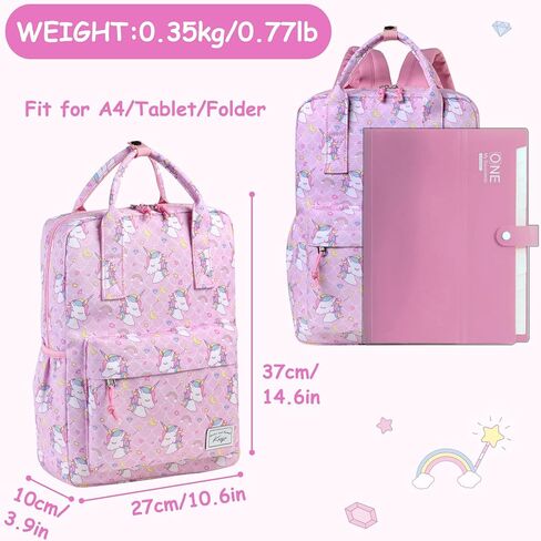 Kasqo Kids Backpack, Lightweight Toddler Backpack Children Bookbag for Preschool Kindergarten with Chest Strap in Saudi Arabia