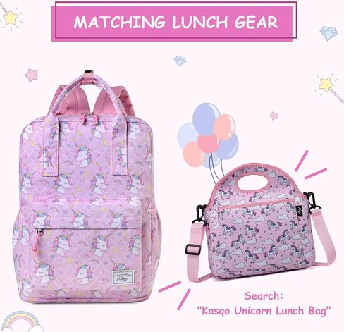 Kasqo Kids Backpack, Lightweight Toddler Backpack Children Bookbag for Preschool Kindergarten with Chest Strap in Saudi Arabia