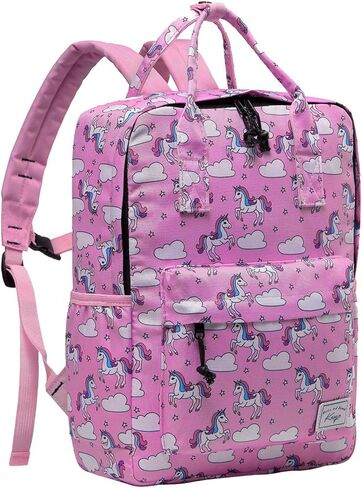 Kasqo Kids Backpack, Lightweight Toddler Backpack Children Bookbag for Preschool Kindergarten with Chest Strap in Kuwait