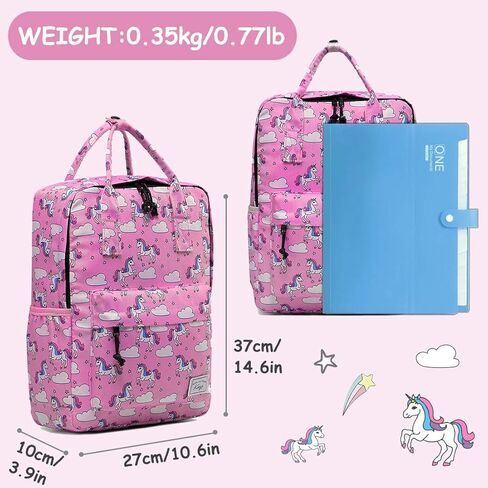 Kasqo Kids Backpack, Lightweight Toddler Backpack Children Bookbag for Preschool Kindergarten with Chest Strap in Kuwait