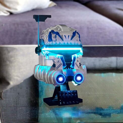 مجموعة إضاءة LED من VONADO لمجموعة خوذة Lego Captain Rex 75349، إضاءة DIY متوافقة مع خوذة Lego Star Wars 75349 (بدون نموذج Lego)، أضواء إبداعية لسلسلة Lego Helmet 2023 in Saudi Arabia