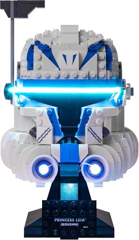 VONADO LED Light Kit Compatible with Lego Captain Rex Helmet Set 75349, DIY Lighting Compatible with Lego Helmet 75349 (No Model), Creative Lights Compatible with Lego Helmet 2023 Series in Kuwait