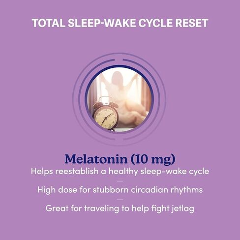 Swanson WIO™ Complete Sleep Makeover™ for Better Sleep, Relax, Relaxation, Extra Strength Circadian Sleep Cycle Support, Melatonin 10 mg, Mental Wellness - 4 oz Bottle, 30 Capsules (30-Day Supply) in Saudi Arabia