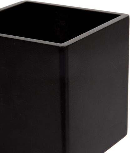 Truu Design CTG, Collection, Celeste Wood, 4 x 4.25 x 4 inches, Black Storage Box in Kuwait