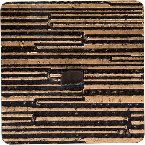 Truu Design CTG, Collection, Celeste Wood, 4 x 4.25 x 4 inches, Black Storage Box in Kuwait