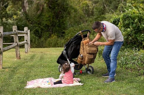 T.O.M HORIZONS Sling Diaper Bag for Dad; Single-handed Diaper Changing System. Changing Pad and much more included in Saudi Arabia