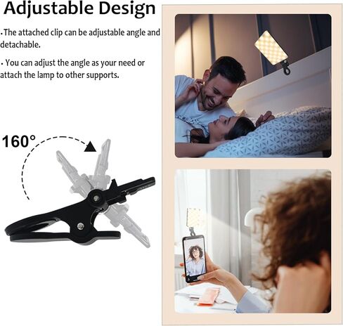 مشبك GreatLPT لإضاءة السيلفي، مشبك قابل للفصل لإضاءة Newmowa، مشبك إضاءة للهاتف لإضاءة NEEWER in Kuwait