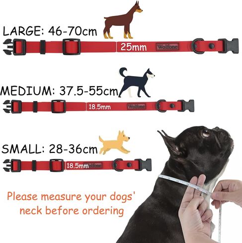 Waterproof Adjustable Dog Collar for Small Medium Large Dogs Comfort Sturdy Odor Proof Easy Clean with Quick Release Buckle（Pink Peacock Large） in Saudi Arabia