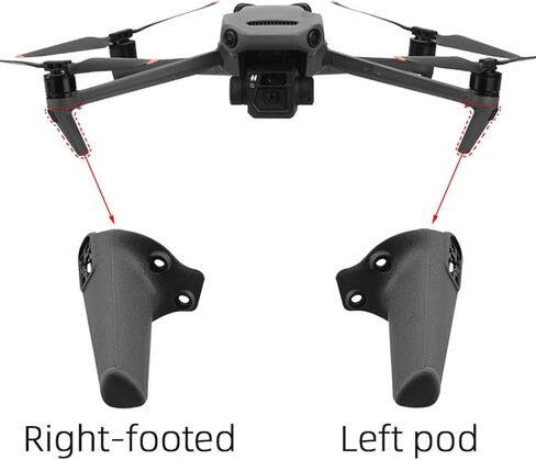 Replacement Front Arm Landing Gears Legs Arm Tripod Frame Compatible for Mavic 3/Mavic 3 Classic Drone Accessories 1 Pair (Left and Right) in Saudi Arabia