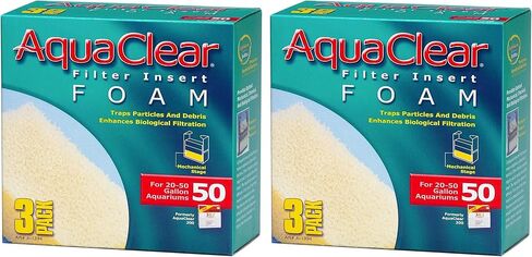 Aquaclear Foam Inserts, 3-Pack (6-Pack, 50-Gallon) in Saudi Arabia