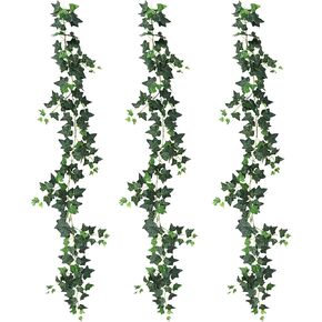 CEWOR 3 Pack 71in Fake Vines Artificial Ivy Vines Kit, Silk Vines for Room Decor, Hanging Plants Greenery Decoration for Bedroom, Wall, Window, Wedding, Party in Saudi Arabia