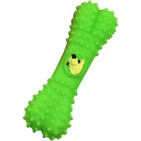 HUAZEXINX ألعاب تسنين الكلاب، ألعاب تسنين الجرو، ألعاب مضغ للكلاب، لعبة تنظيف أسنان الكلاب غير الصعبة، تصدر صوت صرير للمضغ العدواني، صغير متوسط ​​(لون عشوائي) in Kuwait